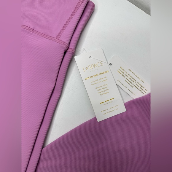 L*Space NWT Ribbed‎ Hot To Trot Legging in Mauve Various sizes - Picture 6 of 12